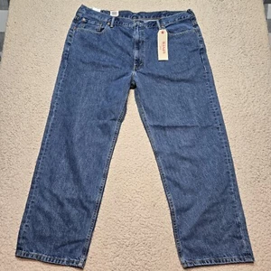 Levis 550 Mens Big & Tall Blue Jeans Relaxed Tapered Leg Medium Wash Nwt - Picture 1 of 12