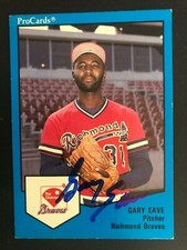1989 Procards Baseball SIGNED: Gary Eave, Richmond Braves