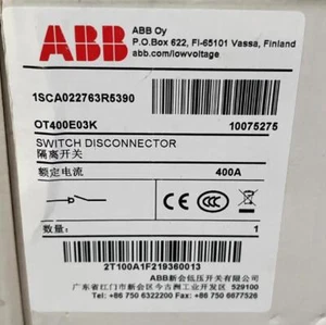 1 pièce neuve OT400E03K 3P 400A par DHL ou Fedex - Photo 1/2