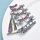 Luxury Dragonfly Sailboat Brooches Fashion Party Pins Unisex Women Jewelry Gift