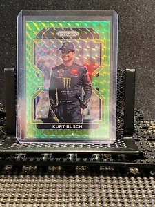 🔥 Kurt Busch 2022 Prizm Racing Reactive Green Card # - 44🔥 - Picture 1 of 2