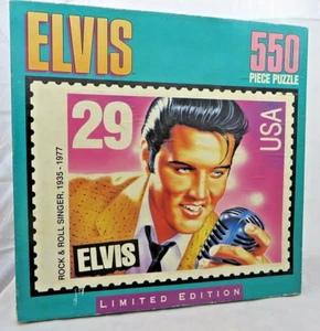 Elvis Presley Limited Edition Stempel 550 Teile Puzzle Milton Bradley NEU 1992 - Bild 1 von 5