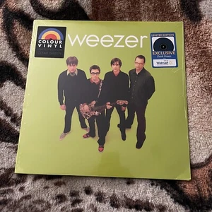 Weezer The Green Album Dark Green Vinyl LP Walmart Sealed Alt 90s Blue Rock - Foto 1 di 3