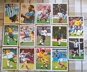 International Soccer Stars PG Tips Tea Cards 1998 X 14 + 12 Duplicates - Picture 1 of 3
