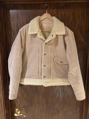 Chaqueta NWoT Personalizada Marca Oso Negro Pana ONE IVORY Talla Mediana Foto 1 de 3