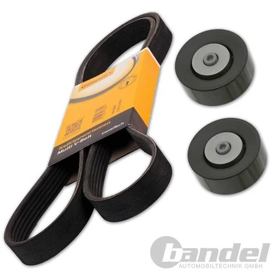 Courroie Conti + Rouleaux Convient pour BMW 3er E46 5er E60 7er E65 X3 E83 - Photo 1/3