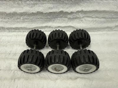 Оригинальные пластиковые шины для винтажного игрушечного грузовика Buddy L Dune Buggy широкие овальные 3 комплекта - Изображение 1 из 4