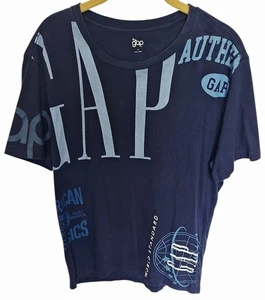 GAP Kids Navy Blue Graphic T-Shirt - M - Picture 1 of 4