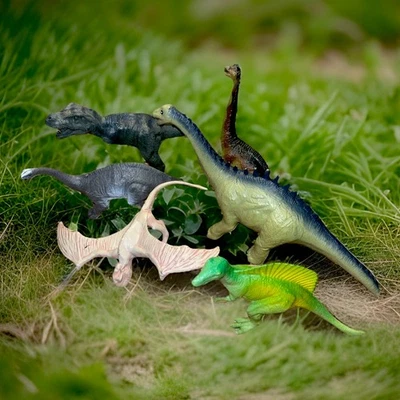 Dinosaur Toy Set /6-Piece Variety Pack /Sturdy /Medium-Large Figures for Kids. - Image 1 of 4