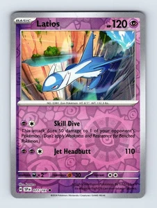Cartas Pokémon Latios SV08: Surging Sparks poco comunes holograma inverso 077/191 - Imagen 1 de 2