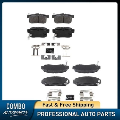 Front Rear Disc Brake Pad Set for 1999-2004 Acura RL 1999-2008 Acura TL - Image 1 of 4