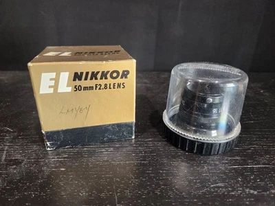 Lente de ampliación Nikon EL-NIKKOR 50 mm f/2,8 con estuche y caja original - Japón (#3) Foto 1 de 4