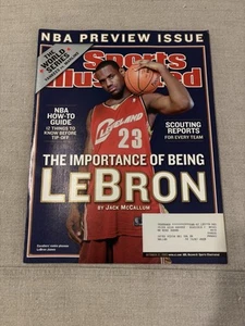 Sports Illustrated LeBron James Cover October 2003 - NBA Preview - Picture 1 of 3