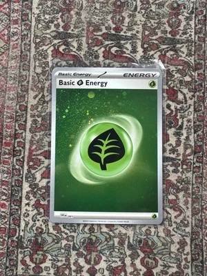 Basic Grass Energy (Cosmos Holo) 001 Sv01: Scarlet & Violet Base Set Holo - Image 1 of 2