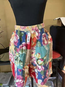 Susan Bristol Patchwork Shorts - Sz M - NEW - Picture 1 of 8