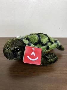 Aurora Mini Flopsie Splish-Splash Sea Turtle Plush Stuffed Animal 7" - Picture 1 of 11