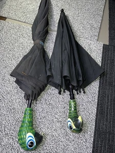 Umbrella Set Adult Child Disney Marry Poppins BROADWAY MUSICAL SHOW PARROT Heads - Picture 1 of 20