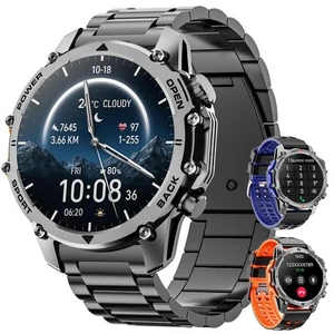 Smart Watch Gifts for Dad(Calls/Answer),1.52'' Military Smart Watches for Men... - Picture 1 of 9