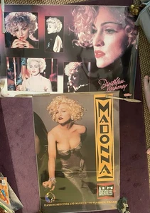 Madonna 2 x Original promo 36x23” Billboard Posters I’m breathless Sire Warner - Picture 1 of 10