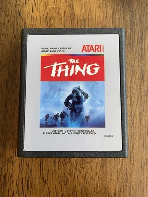 Atari 2600 7800 John Carpenter’s THE THING Discontinued  Homebrew Rare + Tested - Image 1 of 4