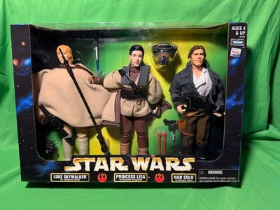 Disfraz de Star Wars POTF2 Luke Tatooine Leia Boushh Han Bespin 12" pulgadas Foto 1 de 2