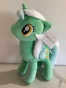 "My Little Pony LYRA HEARTSTRINGS verde menta con arpa felpa 12"" NUEVO - RARO" - Imagen 1 de 5