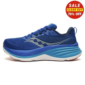 Saucony Hurricane 24 Hombres Premium Zapatos para Correr Gimnasio Fitness Entrenadores Azul Marino - Imagen 1 de 6