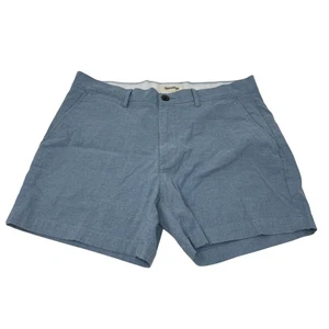 Goodthreads Men's Slim-Fit 5" Pull-on Comfort Blue Canvas Short Size 33 - Picture 1 of 4