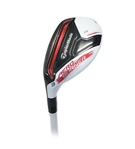 LH TaylorMade Aero Burner 19* 3 Hybrid/Rescue Matrix Speed RUL-Z Stiff Flex - Picture 1 of 5