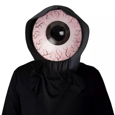 White Optic Nerve Light-Up Adult Costume Mask - Image 1 of 4