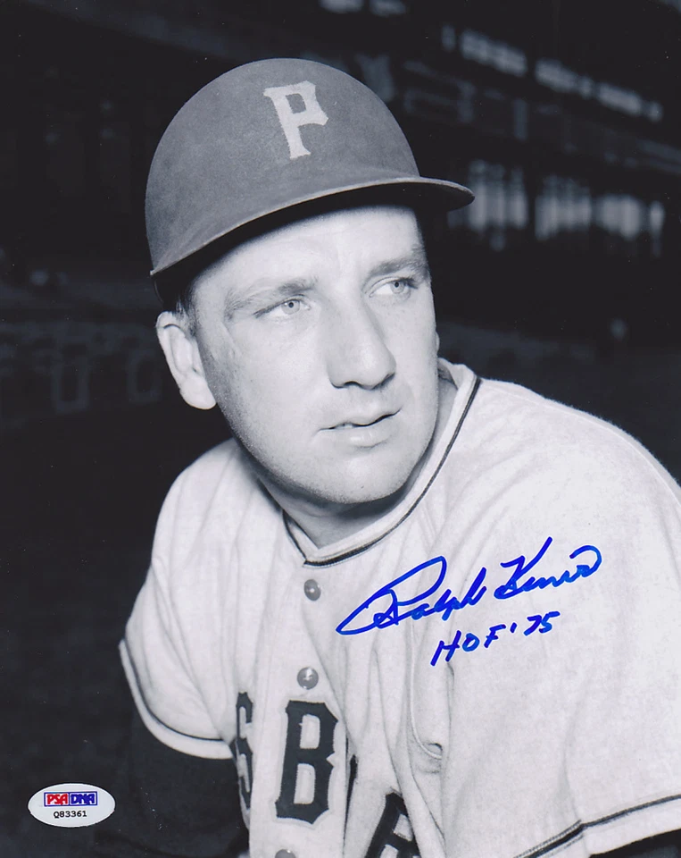 Ralph Kiner SIGNED 8x10 Photo + HOF '75 Pittsburgh Pirates PSA/DNA AUTOGRAPHED - Image 1 of 1