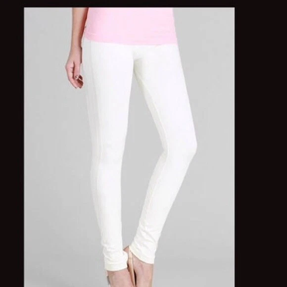 High Quality Ivory Leggings With Side Detail - Image 1 of 1