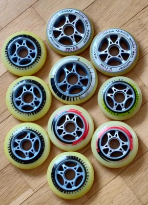 👍10 x Inline Skate Rollen POWERSLIDE INFINITY 90 84 80 mm 85A SPEED Wheels Top! - Bild 1 von 4