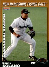 2004 New Hampshire Fisher Cats Choice #7 Danny Solano Dominican Republic DR Card