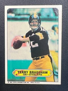 1983 Topps - Stickers #5 Terry Bradshaw - Picture 1 of 7