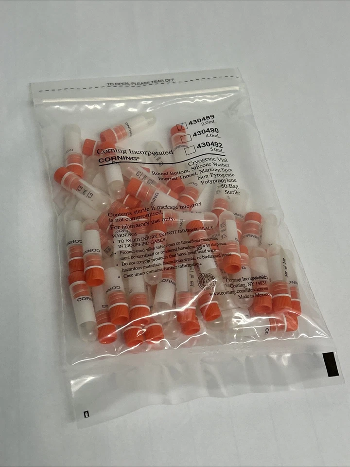 Corning 430659 2.0ml Sterile Self Standing Cryogenic Vial 50ct