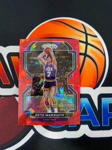 Pete Maravich Red Cracked Ice 2021-22 Panini Prizm #261 Jazz - Bild 1 von 2