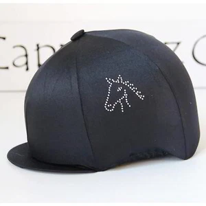 Capz Diamondz Lycra Cap Cover in Black - Picture 1 of 1