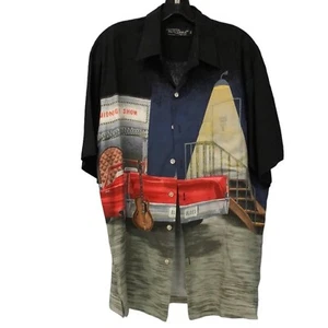 Tori Richard Shirts Blues Guitar Musician Shirt Midnight Show vintage car mens M - Picture 1 of 8