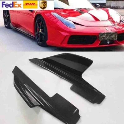 Faldas laterales de fibra de carbono para Ferrari 458 Italia Spider 2010-2015 Foto 1 de 4
