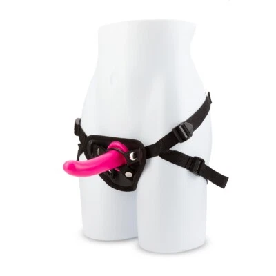 Juego de arnés y consolador con correas para principiantes juguetes sexuales Foto 1 de 4