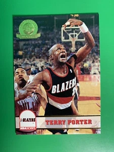 1993-94 NBA Hoops Gold Terry Porter #182 Portland Trail Blazers - Picture 1 of 2