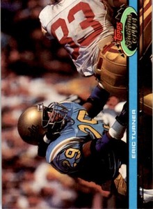 1991 Stadium Club Eric Turner . Cleveland Browns #250