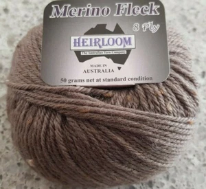 Heirloom Merino Magic Fleck 8 Ply #580 Shitake Wool - Picture 1 of 1