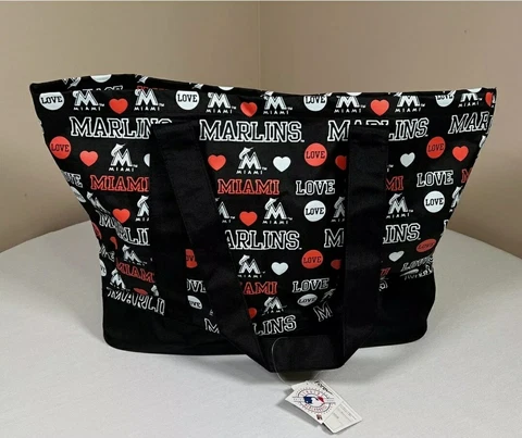 MIAMI MARLINS TOTE BAG WOMENS LADIES GIRLS MLB LOVE MARLINS NEW Cover