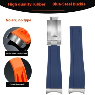 Correa de reloj de goma para hombre Tudor Black Bay M79030 M79230/79220 M7939G1 22 mm Foto 1 de 4