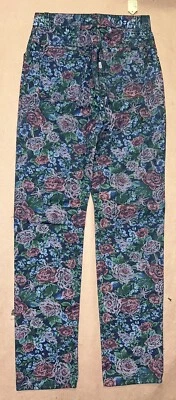 Jeans Levis Juniors Vintage Años 80 RARO Estampado Floral, Deadstock Nuevos con Etiquetas, Talla 9 Foto 1 de 4