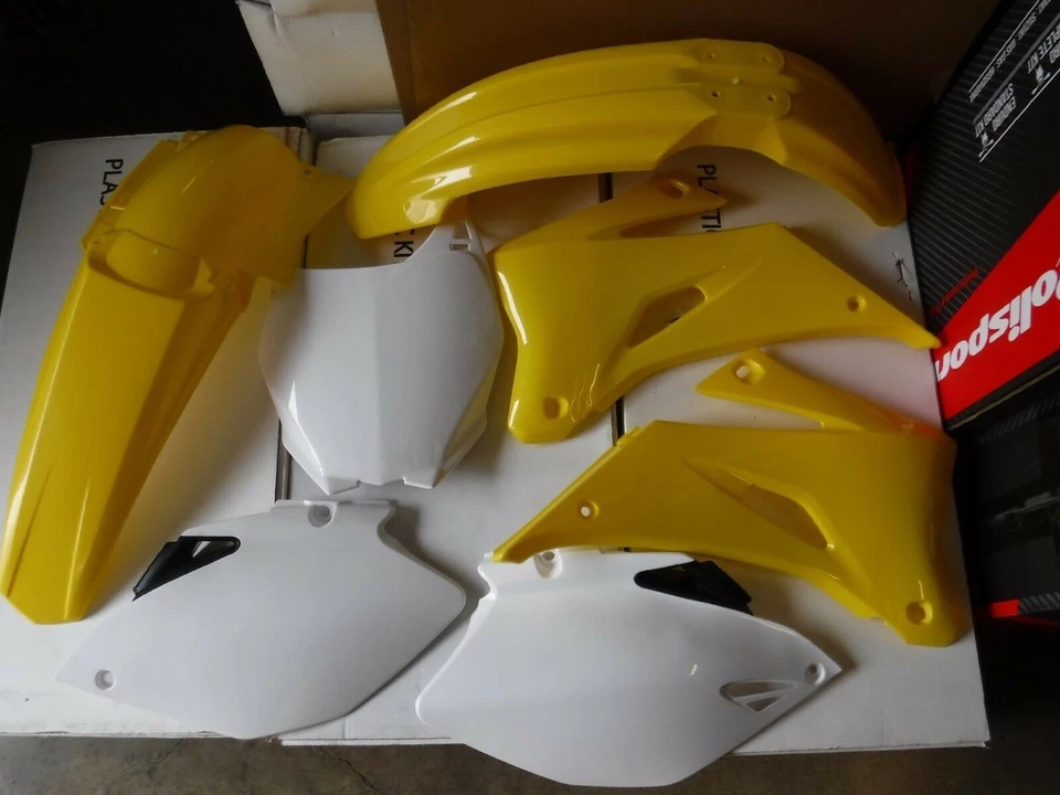 KIT PLÁSTICO AMARILLO POLISPORT YAMAHA YZ250F YZ450F 2006 2007 2008 2009 restyle Foto 1 de 1