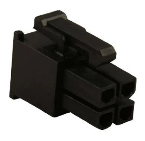 4 pin Female ATX EPS Power Connector Socket Black + 4 Female Pins UK MacroMods - Image 1 of 2