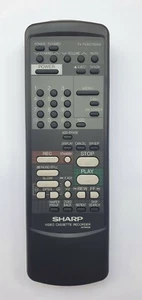 REMOTE CONTROL SHARP ORIGINAL G0796GE VIDEO TV VCR NEW G0796 RECORDER - Zdjęcie 1 z 1